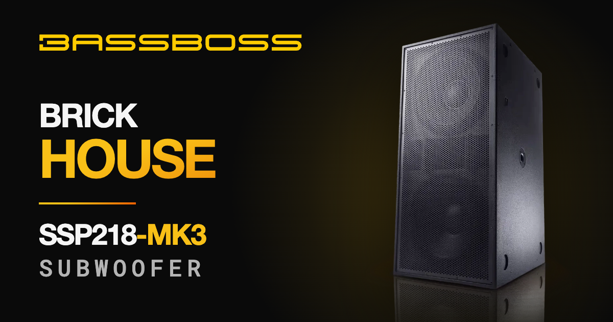 SSP218-MK3 | Dual 18″ Powered Subwoofer | BASSBOSS